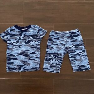 Esme Camo short sleeve and short pajama set